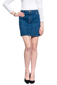 LEE A LINE ZIP SKIRT DAMSKA SPÓDNICA JEANSOWA L38FLTYM 112108157