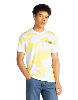 LEE TIE DYE TEE MĘSKI T-SHIRT REGULAR FIT SUNBURST L61GFENN 112113856
