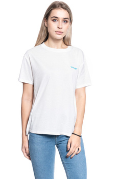 T-SHIRT DAMSKI WRANGLER BOYFRIEND TEE OFF WHITE W7Q2GH737 112132081
