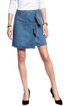 SPÓDNICA JEANSOWA MUSTANG Wrap Skirt 1007016 5000 680