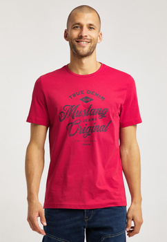 MĘSKI T-SHIRT MUSTANG ALEX C PRINT TANGO RED 1009039 7202