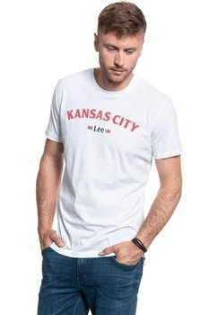 LEE KANSAS TEE BRIGHT WHITE L63AFQLJ 112114957