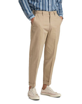 SPODNIE MĘSKIE LEE TAPERED CHINO SERVICE SAND L70RLD10 112118722