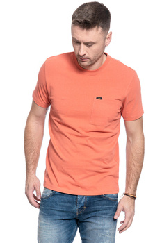 MĘSKI T-SHIRT LEE SS POCKET TEE PAPRIKA L64PSWNI 112115854