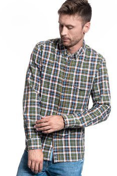 MĘSKA KOSZULA MATERIAŁOWA MUSTANG CLEMENS VIN CHECK 1009905 11837