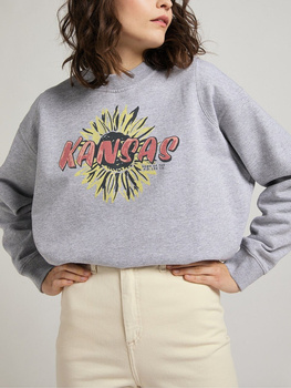 DAMSKA BLUZA LEE CUT & SEW RAGLAN SWS GREY MELE L36UTX37 112107919