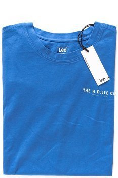 LEE T SHIRT DAMSKI LONG T CITY BLUE L42LEQ32 112109387