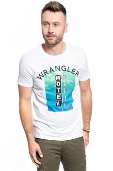MĘSKI T-SHIRT WRANGLER SS GOOD TIMES TEE WHITE W7F8FK989 112131814