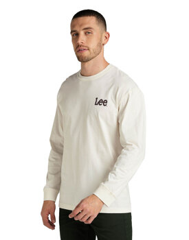 LEE LS LOGO LOOSE TEE MĘSKA KOSZULKA Z DŁUGIM RĘKAWEM LOGO L69AFQNQ 112321851