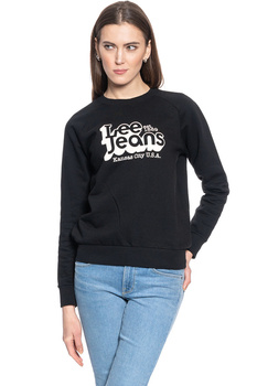 LEE GRAPHIC CREW SWS DAMSKA BLUZA KLASYCZNA BLACK L53TTX01 112112530