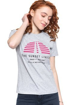 LEE T SHIRT SUNSET TEE GREY MELE L42XEPMP 112109512