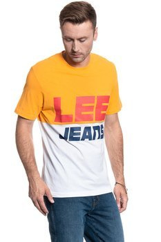 LEE T SHIRT COLOUR BLOCK TEE RADIANT YELLOW L60PFELG 112113471