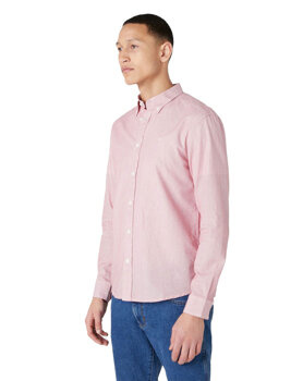 KOSZULA MĘSKA WRANGLER LS BUTTON DOWN SHIRT REDLIGHT W5AB4M82V 112130091
