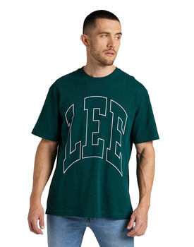 LEE SS VARSITY TEE MĘSKA KOSZULKA T-SHIRT LOGO ESMERALDA L69CFE96 112321823