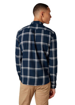 WRANGLER LS 1PKT SHIRT MĘSKA KOSZULA NAVY W5A1OR114 112129979