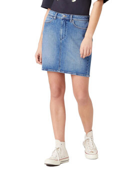 SPÓDNICA WRANGLER MID LENGTH SKIRT SANDY W245JX28Z 112127933