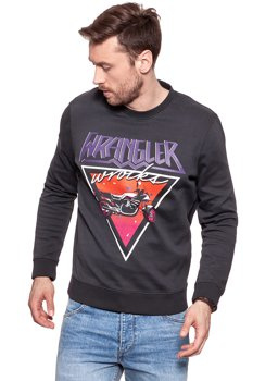BLUZA WRANGLER MĘSKA CREW SWEAT FADED BLACK W6559IHV6 112130571
