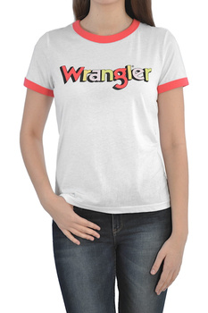 WRANGLER RINGER TEE DAMSKI T-SHIRT PARADISE PINK W7N0EVXLD 112131955