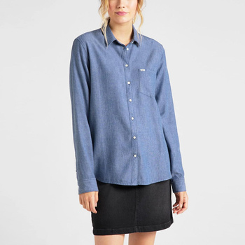 LEE ONE POCKET SHIRT DAMSKA KOSZULA ROZPINANA LAVENDER DUSK L45THQOA 112110540