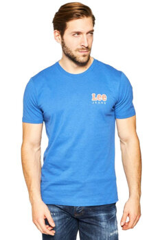 LEE CHEST LOGO TEE MĘSKI T-SHIRT SUMMER BLUE L64RFENJ 112115899