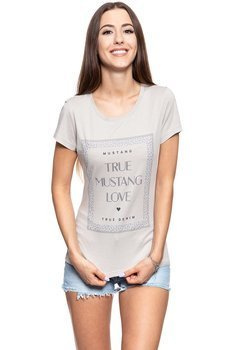 MUSTANG T SHIRT DAMSKI Alexia C Print Dove 1008973 4025