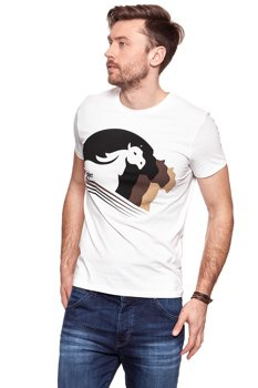 KOSZULKA WRANGLER WESTERN GRAPHIC TEE OFFWHITE W7B94FK02 112131566