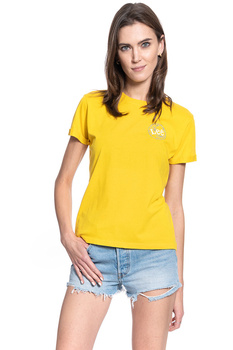 T-SHIRT DAMSKI LEE SS GLOBAL TEE LEMON ZEST L44BEPMM 112109799