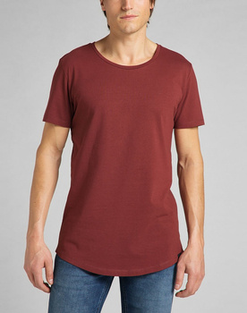 LEE SHAPED TEE MĘSKI T-SHIRT KOSZULKA FIRED BRICK L62JEPTM 112140416