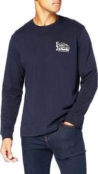 LEE SEASONAL 70S LOGO SW MĘSKA BLUZA LOGO SKY CAPTIAN L80BTJHY 112121306