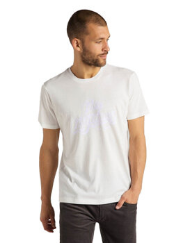 LEE SS TONAL GRAPHIC TEE MĘSKI T-SHIRT WHITE CANVAS L62WETRR 112114877