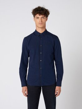 KOSZULA MĘSKA WRANGLER LS 1PKT BDOWN SHIRT DRESS BLUE W5F34MX20 112130125